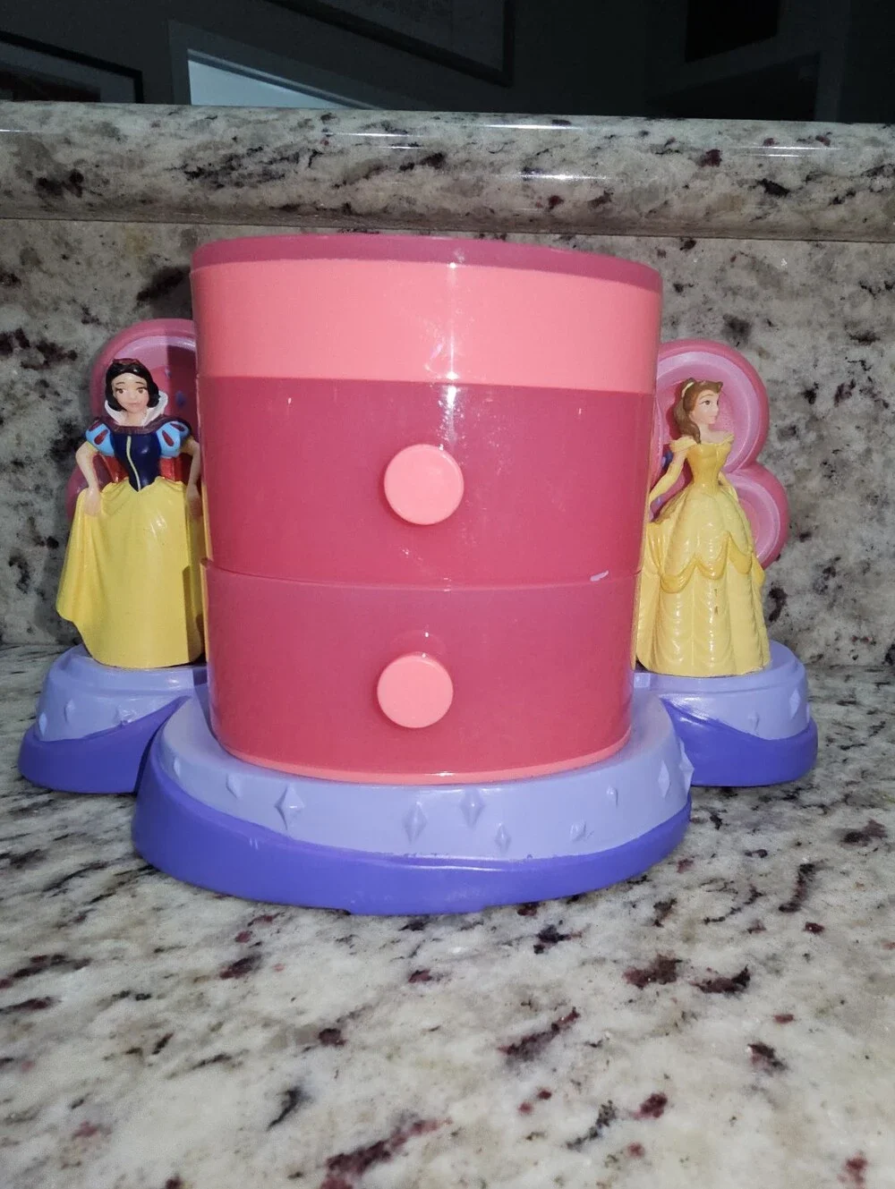 90s Disney Princess Desk Accessories Pencil Holder Drawers Plastic